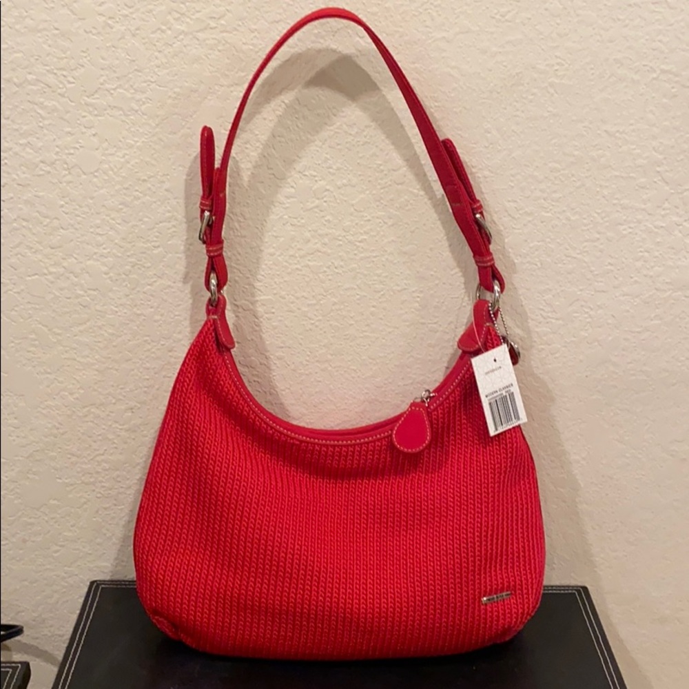 Sak Mesh Purse In Vibrant Red